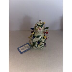 VTG Whimsiclay Cat By Amy Lacombe Sparkie 87112 From 2002 New With Tag, No Box